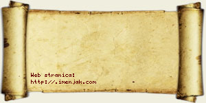 Mina Ivačković vizit kartica